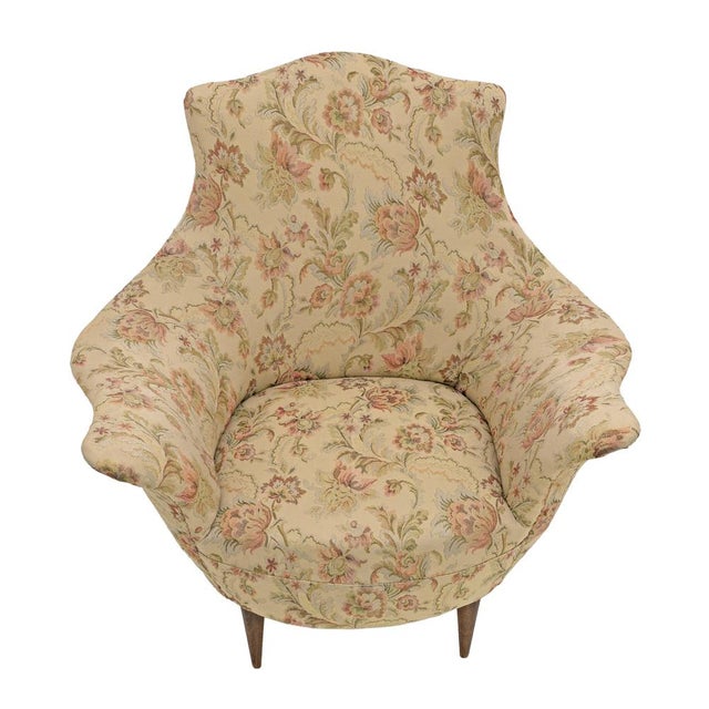 Mid-Century Modern Italian Sofa and Two Armchairs, 1950s, Set of 3 For Sale - Image 4 of 15