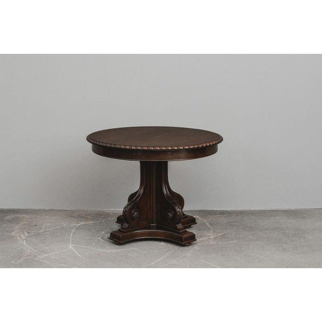 Late 19th Century Historicist Table in Oak For Sale - Image 4 of 17