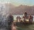 Textile Swiss Painting of the Chateau De Chillon on Lake Geneva For Sale - Image 7 of 7