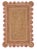 Scallop Jute Light PInk Hand Made Rug - 2'x4' For Sale - Image 11 of 11