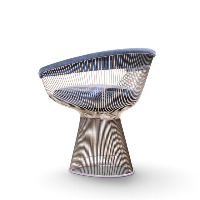 Brass Warren Platner for Knoll Mid Century Dining Chairs - Pair For Sale - Image 8 of 12