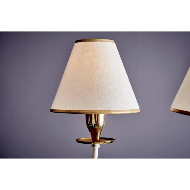 Vintage Nine-Arm Chandelier in the style of Jean Royère, 1950s For Sale - Image 14 of 16