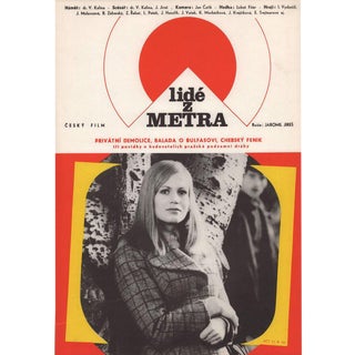 1970s People of the Metro 1974 Czech A3 Film Poster For Sale
