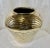 Art Deco Vintage Art Deco Style Embossed Polished Brass Vase For Sale - Image 3 of 8