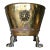 19th Century English Brass Lion's Mask Jardiniere For Sale