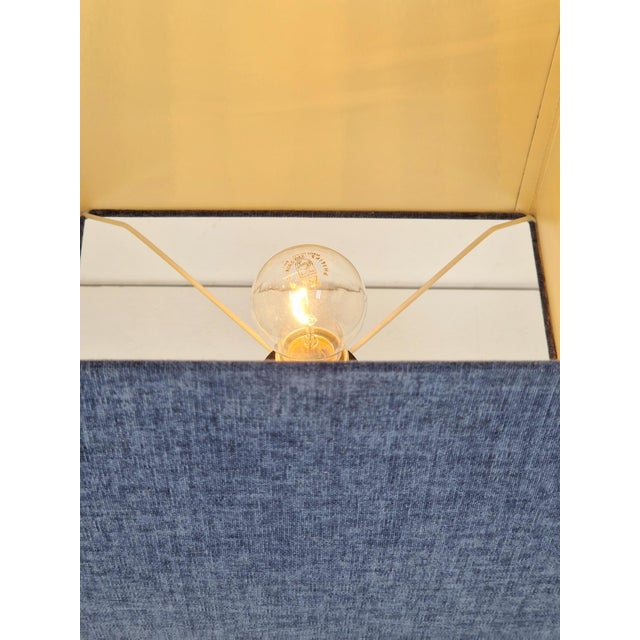 Vintage carrara marble table lamp cubistic regency lamp ’60 eclectic Made in Italy is in a beautiful condition. Comes with...