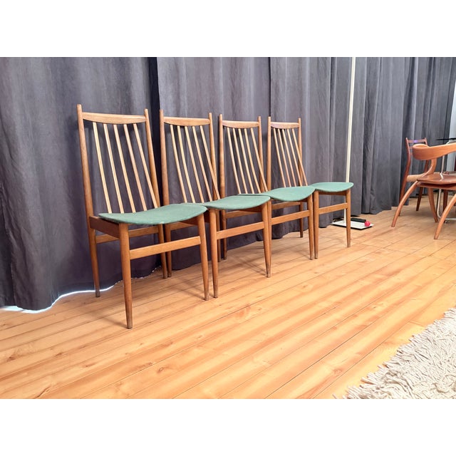 A set of four Casala chairs from the 1960s. In good original condition. Visible signs of use. High-quality craftsmanship...