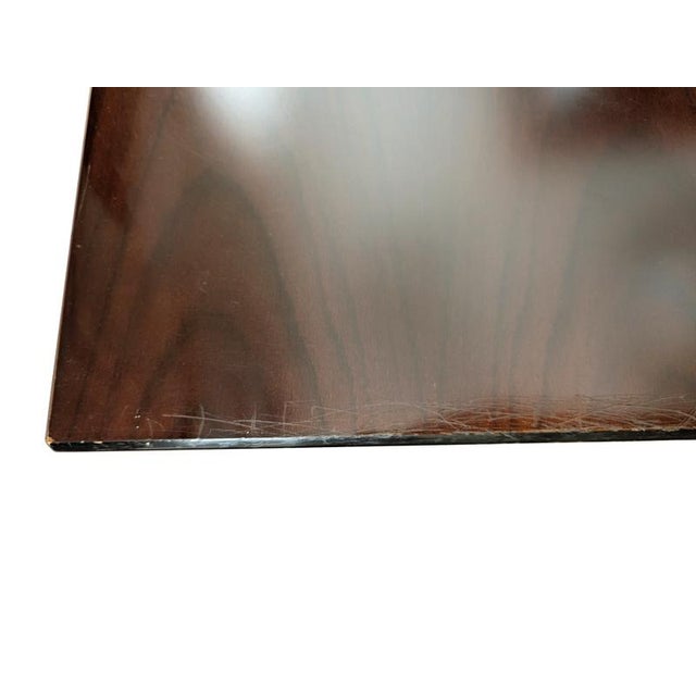 Brushed Steel & Stained Wood attributed to Giulio Moscatelli for Formanova, Italy, 1960s, Set of 2 For Sale - Image 15 of 16