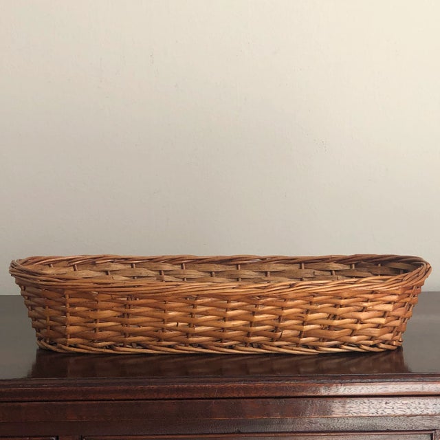 Mid 20th Century Mid-20th Century French Bread Proofing Basket For Sale - Image 5 of 12