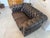 Chesterfield Two-Seater Club Sofa in Brown, Austria For Sale - Image 4 of 14
