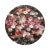 2020s Festoon Flowers Vegan Leather Round Pebble Placemat, Set of 4 For Sale - Image 5 of 5