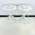 1970s Vintage Chippendale Hollywood Regency Cast Iron Patio Outdoor Side Tables - A Pair, Newly Painted For Sale - Image 15 of 15