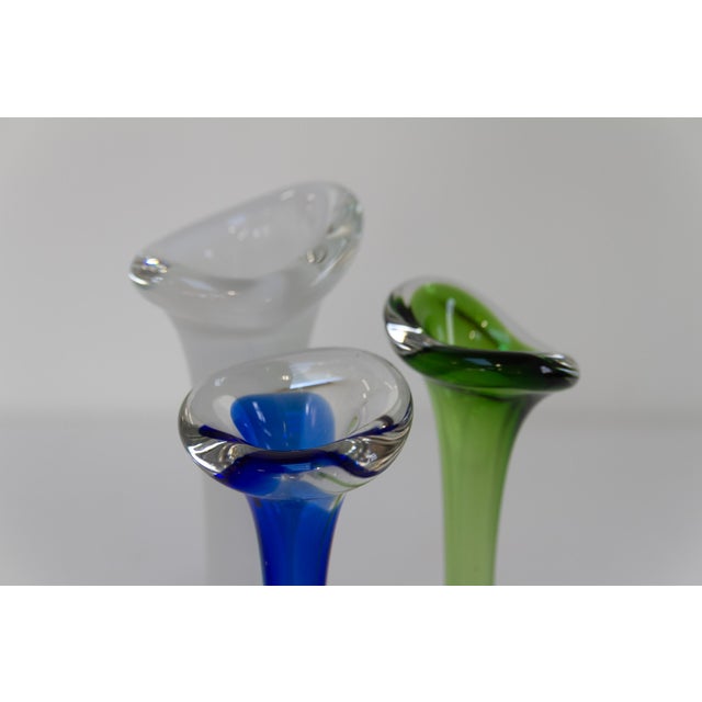 Swedish Bone Glass Vases by Bo Borgström for Aseda, 1960s, Set of 3 For Sale - Image 6 of 18