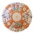 English Worcester 'Old Scarlet Japan' Pattern Scalloped Edge Dish, 18th Century For Sale