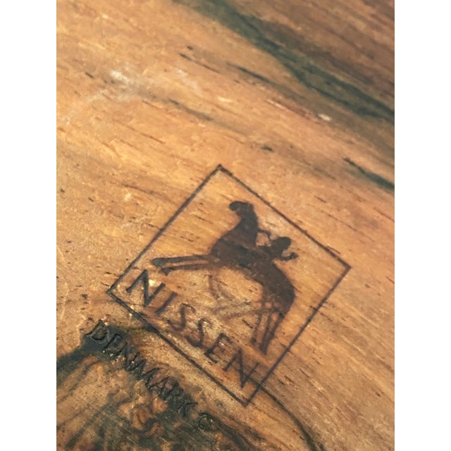 Wood Organic Modern Richard Nissen Rosewood Geometric Ice Bucket For Sale - Image 7 of 8