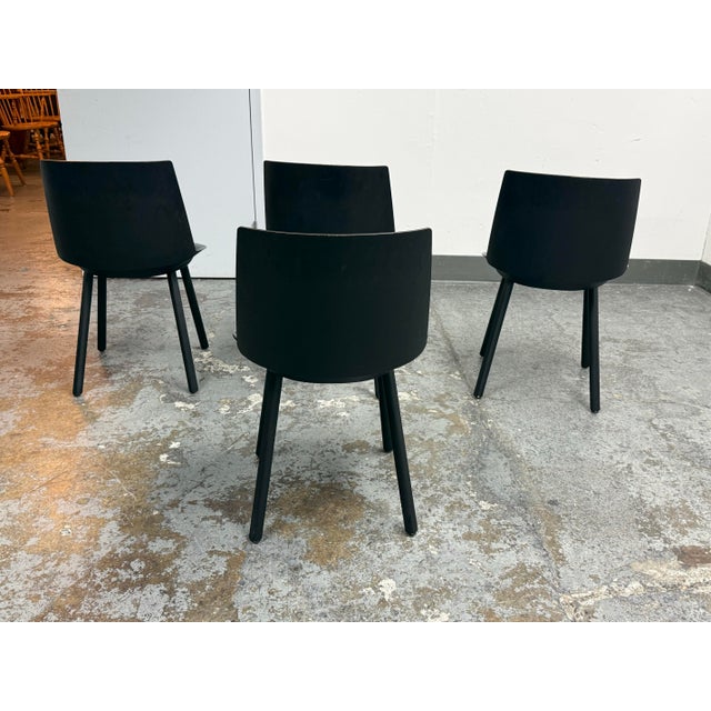 2000 - 2009 Stefan Diez for E15 Ch04 Houdini Side Chairs, Set of Four For Sale - Image 5 of 12