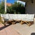 Paul Frankl Vintage Outdoor Paul Frank Style Bamboo Ratan Sectional For Sale - Image 4 of 9