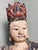 Wood 18th Century Monumental Chinese Polychromed Seated Guanyin Statute For Sale - Image 7 of 11