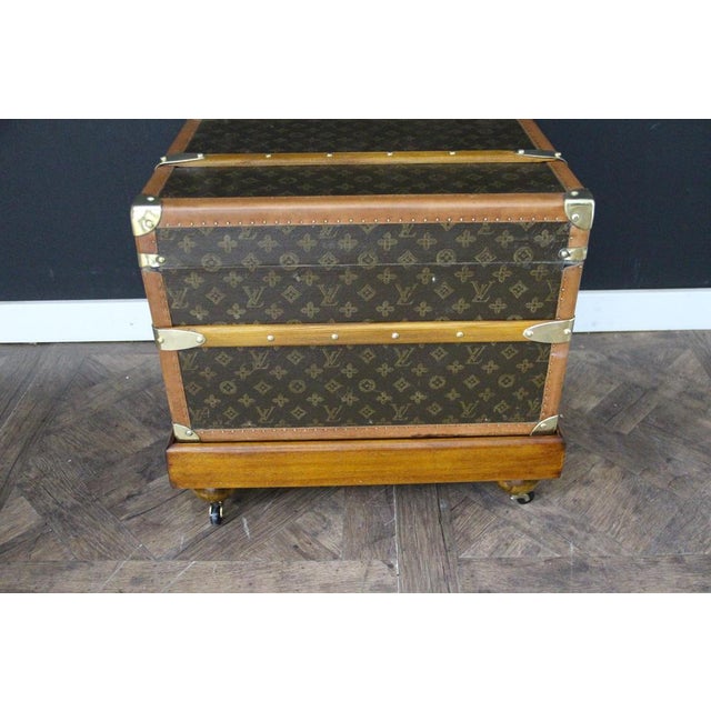 Small Monogram Trunk from Louis Vuitton, 1920 For Sale - Image 12 of 18