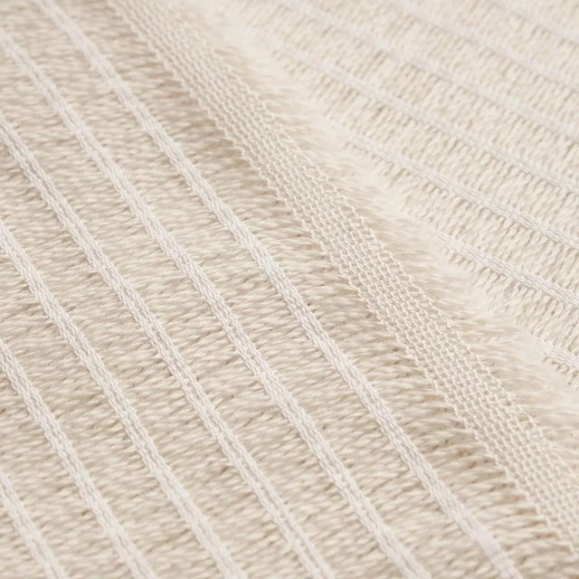 Contemporary Schumacher Wren Alpaca Sheer Fabric in Ivory For Sale - Image 3 of 3