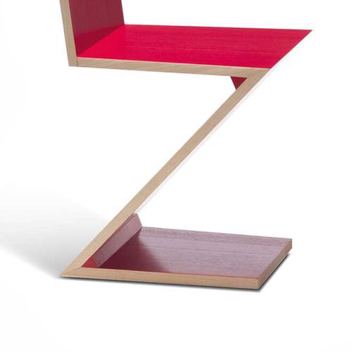 Cassina Mid-Century Modern Zig Zag Chair by Gerrit Rietveld for Cassina For Sale - Image 4 of 13