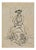 Anselmo Bucci, Composition, Drawing in Ink on Paper, 1910s For Sale