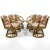 These lovely sculptural rattan chairs by Brown Jordan have a terrific scale, are very comfortable, and very well made....