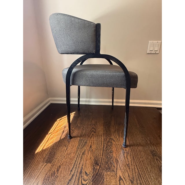 Laclasica Curved Accent Chair For Sale - Image 4 of 8