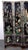 Mid 20th Century Vintage Chinese Five-Panel Black Lacquer Hardstone Inlaid Crane Room Divider Screen For Sale - Image 5 of 8