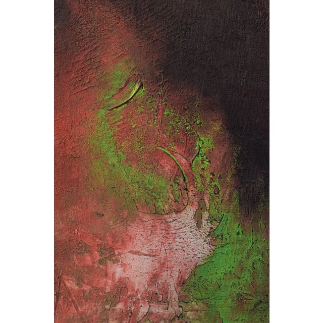 Abstract Composition, Late 20th Century, Oil on Canvas For Sale - Image 5 of 11