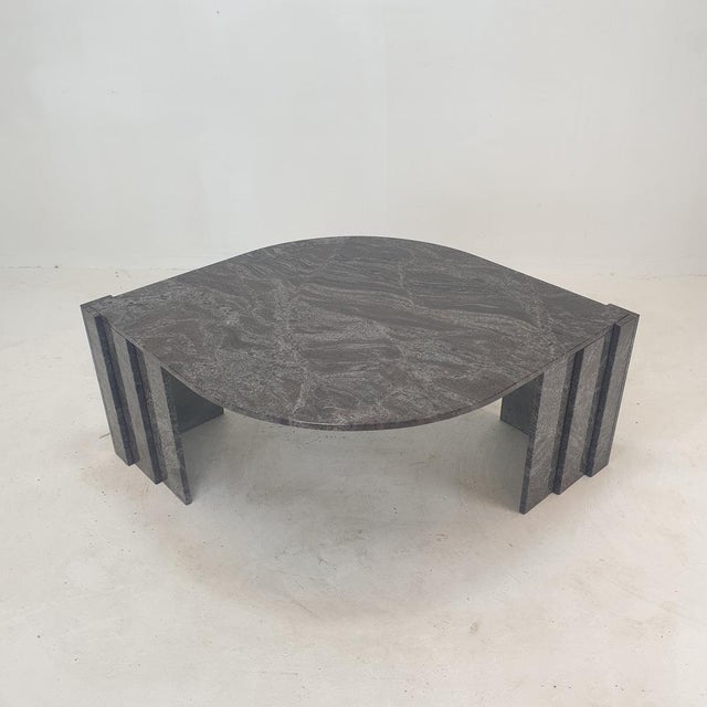Italian Granite Coffee Table, 1980s For Sale - Image 9 of 18