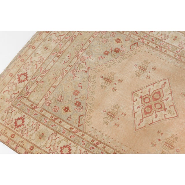 Mid 20th Century Geometric Small Home Living Rug For Sale - Image 10 of 10