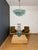 Vintage Murano Chandelier with 82 Turquoise Glasses, 1990s For Sale - Image 10 of 18