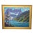 Silvio Silvestri, Listed Artist Minarets Mammoth Lake California Oil Painting Including the Antiqued Gold Wood Frame For Sale