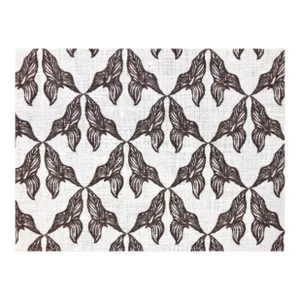 Marika Meyer Charlotte 06 Oyster Linen Brown Abstract Upholstery Drapery Fabric