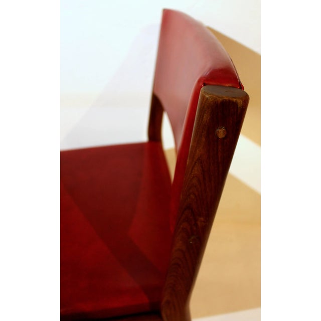 Wood 1970s Set of 10 Mid-Century Modern English Side Chairs For Sale - Image 7 of 8