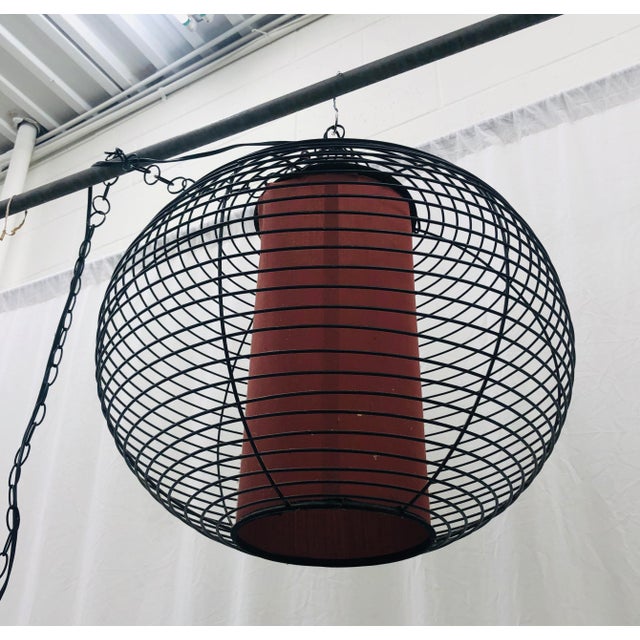 Vintage Mid Century Modern Hanging Light