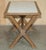 Antique Victorian Oak X Frame Dining Table with Marble Top, 1870s For Sale - Image 16 of 18