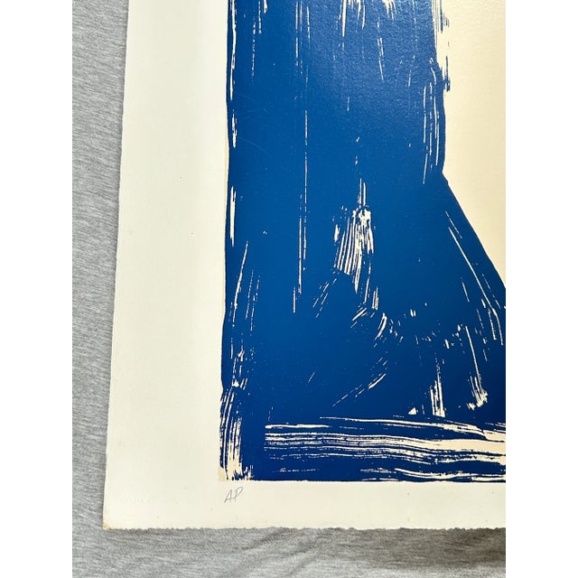 Original Screenprint by artist Michael Steiner; Title unknown Signed and labeled "AP" (artist proof) in pencil; stamped