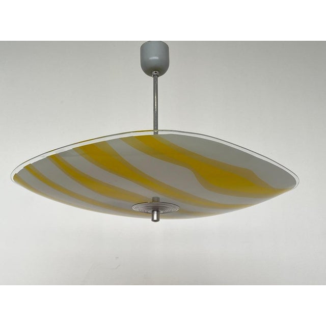 Mid-Century Glass Pendant attributed to Napako, Former Czechoslovakia, 1970s For Sale - Image 6 of 9