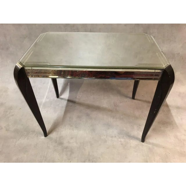 Mid-Century Modern Beveled Glass Coffee Table from Mobiglace, 1940s For Sale - Image 3 of 9