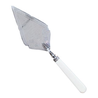 Antique 1927 English Silver Plated Presentation Trowel For Sale