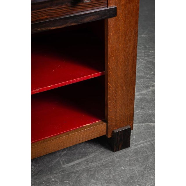 Vintage Hague School Shelving by H. Wouda, 1920s For Sale - Image 7 of 16