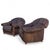 Late 20th Century Slouchy Overstuffed Leather Lounge Chairs in Chocolate Brown - Pair For Sale - Image 4 of 18