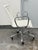 Crate & Barrel Ripple Ivory Bicast Leather Office Chair For Sale In San Francisco - Image 6 of 12