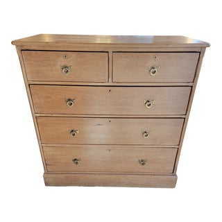 Antique Pine Two Over Three Drawers - Chest of Drawers - From England - Circa 1870 For Sale