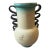 1930s Art Deco Hand Painted, Air Brushed Italian Futurist Ceramic Vase by Deruta For Sale