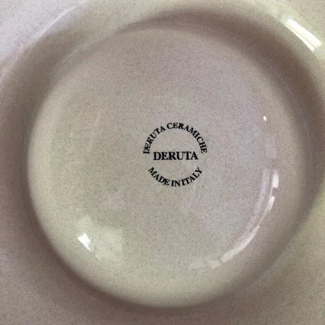 Modern Modern Deruta Ceramiche Italy Chip Dip Bowl For Sale - Image 3 of 5
