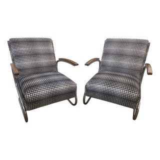 Vintage Bauhaus Tubular Chairs, 1930s, Set of 2 For Sale