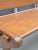 French Art Deco Wooden Bench, 1950s For Sale - Image 12 of 13